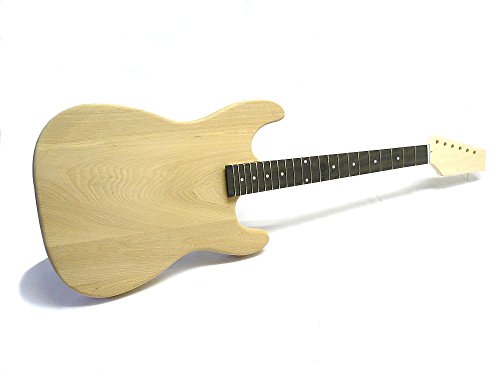 E-Gitarren-Bausatz/Guitar DIY Kit"ML-Factory" Style I ohne Fräsungen Esche/Blackwood ohne Hardware