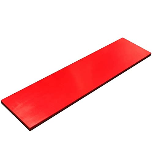 Allpax Ersatz Schneidbrett für Zerlegetisch klappbar 1200 mm - stabile rot/braune Kunststoffplatte - Maße: 1200 x 300 x 30 mm