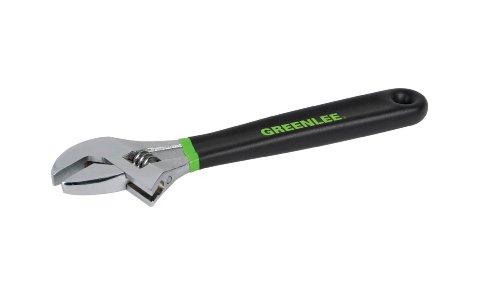 Greenlee Verstellbarer Ratschenschlüssel mit eingetauchtem Griff, 10 Zoll 0154-10D