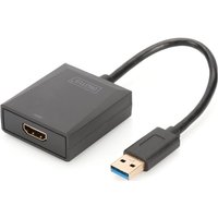 Assmann/Digitus USB 3.0 auf HDMI Adapter,USB USB 3.0 auf HDMI Adapter Eingang USB, Ausgang HDMI Auflösung bis zu 1080p (DA-70841)