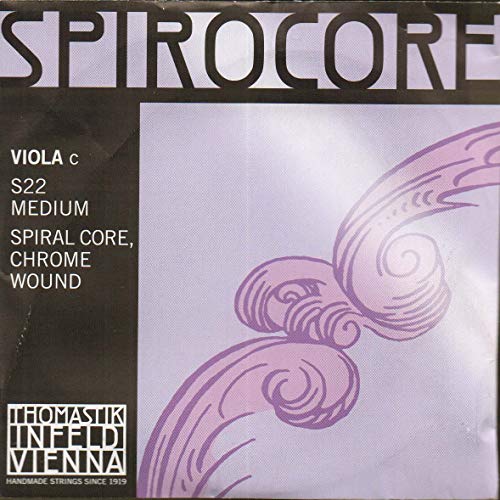 Thomastik Einzelsaite für Viola 4/4 Spirocore - C-Saite Spiralkern Chromstahl umsponnen, mittel