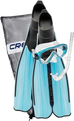 Cressi Unisex Tauchset Rondinella Bag, aquamarine, 39/40, CA189239
