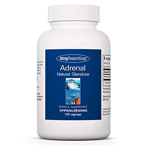 Adrenal Natural Glandular 150 Vegicaps - Allergy Research Group