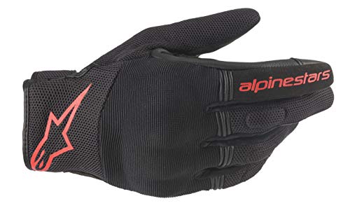 Alpinestars Motorradhandschuhe Copper Gloves Black Red Fluo, BLACK/RED/FLUO, XL