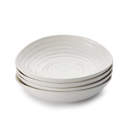 Portmeirion Sophie Conran White Pasta Bowl, Set of 4