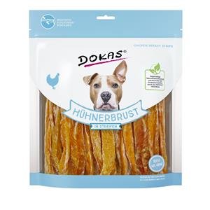 Dokas Hundesnack Hühnerbrust in Streifen | 5x500g