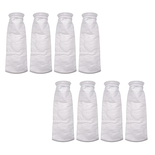 Qtynudy 8 Packungen Von Filter Socken, 200 Mikrometer, für Aquarien/Aquarien, Teiche, für Sumpf/ÜBerlauf