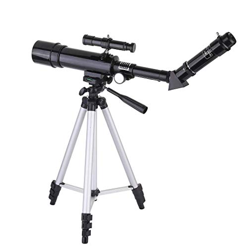 Refractor Telescope with Tripod ; Finder Scope Portable Telescope for Kids ; Astronomy Beginners 45 Degree Full Zenith Mirror Focal Length 3 WgGUIF