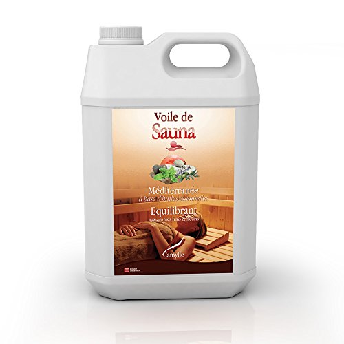 Camylle - Voile de Sauna - Saunaduft aus reinen ätherischen Ölen - Méditerranée - Ausbalancierend - 5000ml