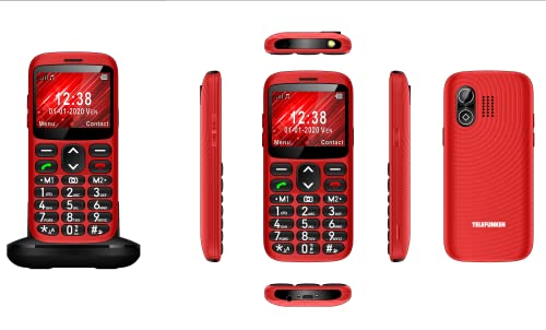 Telefunken GSM S520 Handy, Rot