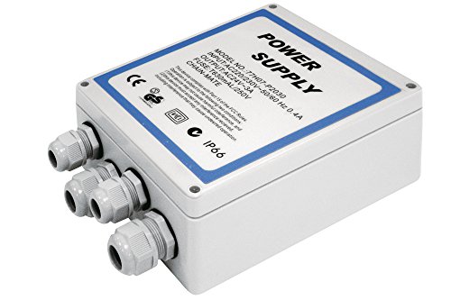 DIGITUS DN-16098-1 Adaptor Stromzufuhr-Box, AC Adapter 220/230V auf AC24V/3A, Kamera-Zubehör für DN-16081-1, DN-16082-1, DN-16084-1, DN-16085-1, 24 V, Weiß