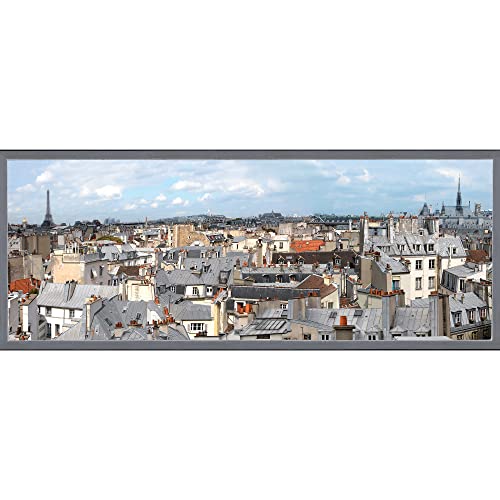 Plage Window 3XL Paris's Roofs, Vinyl, Colorful, 60 x 0,1 x 150 cm