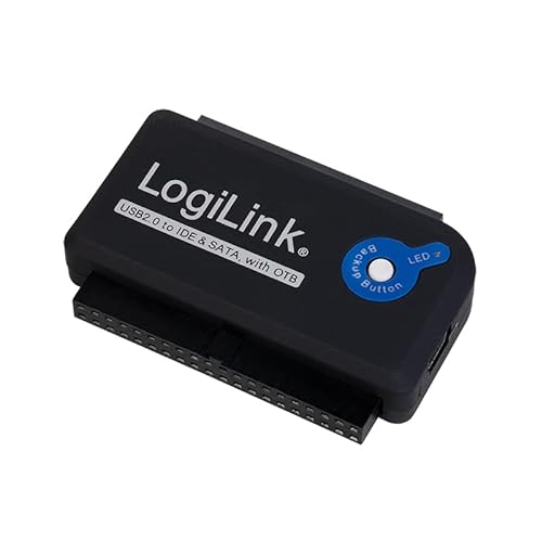 LogiLink Adapter USB 2.0 zu 2,5 + 3,5 Zoll IDE + SATA HDD OB