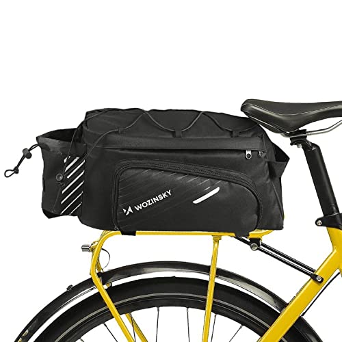 WOZINSKY Gepäckträgertasche Fahrradtasche für Gepäckträger Wasserdicht Reisetasche Tasche für Fahrrad, Mountainbike, ebike, MTB, Rennrad Bike Bag Fahrradträger Tasche 9 L
