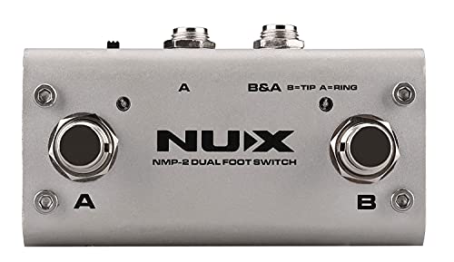 Nux | Dual-Fußschalter-Controller für Gitarreneffekte und Verstärker | NMP-2