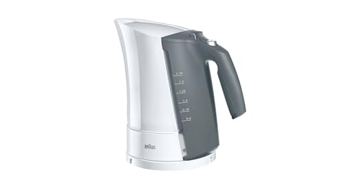 Braun WK 500 AquaExpress Wasserkocher (3000 Watt, 1,7 Liter) weiß