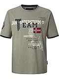 Jan Vanderstorm Herren T-Shirt Sölve Oliv XL - 56/58