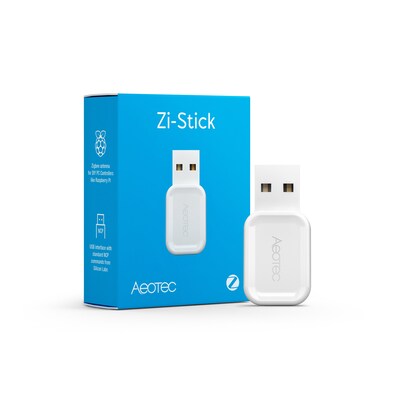 Aeotec Zi-Stick | Zigbee USB Stick für ZHA in Home Assistant, Zigbee2MQTT, Open HAB | IOBROKER | NodeRed | Smart Home Stick