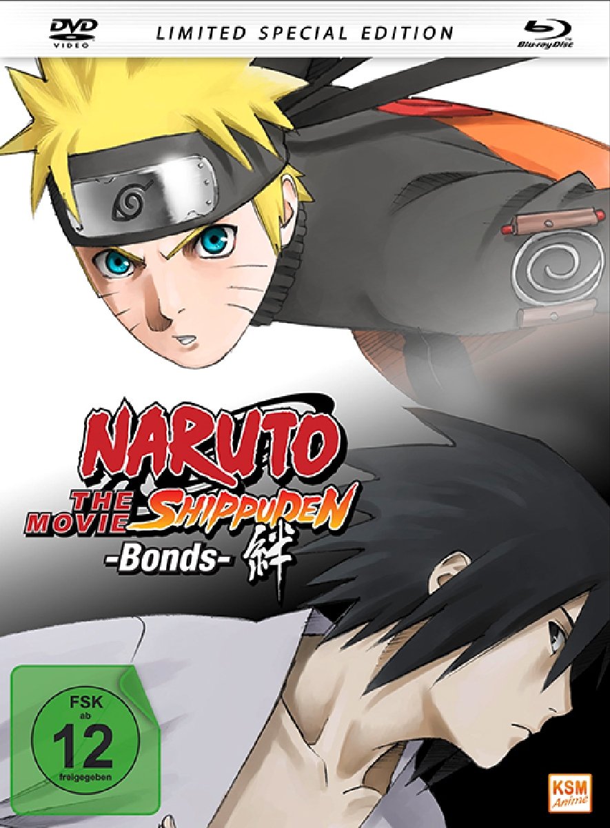 Naruto Shippuden - The Movie 2: Bonds (Limited Special Edition im Mediabook inkl. DVD + Blu-ray)