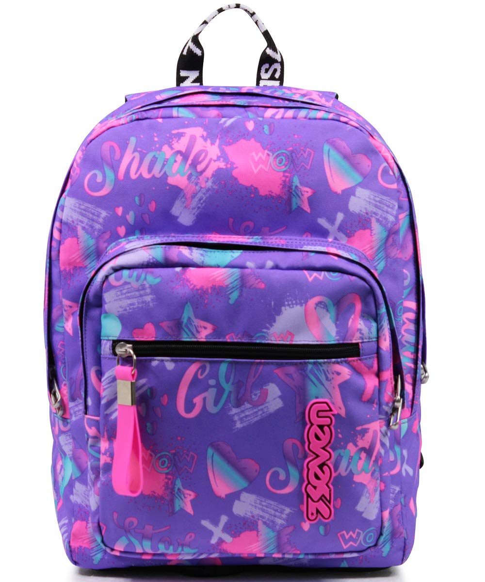 SEVEN Backpack für Schule, Uni & Freizeit,Violett