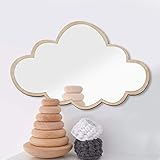 Daytesy Wolkenform Spiegel - Nordic Acryl dekorativer Spiegel Kinderzimmer Spiegel Kinderzimmer Kinderzimmer Dekoration Home Kinderzimmer Dekoration (#Cloud)