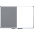 Bi-Office Kombitafel, Weißwand / Filz grau, 1.500 x 1.000 mm