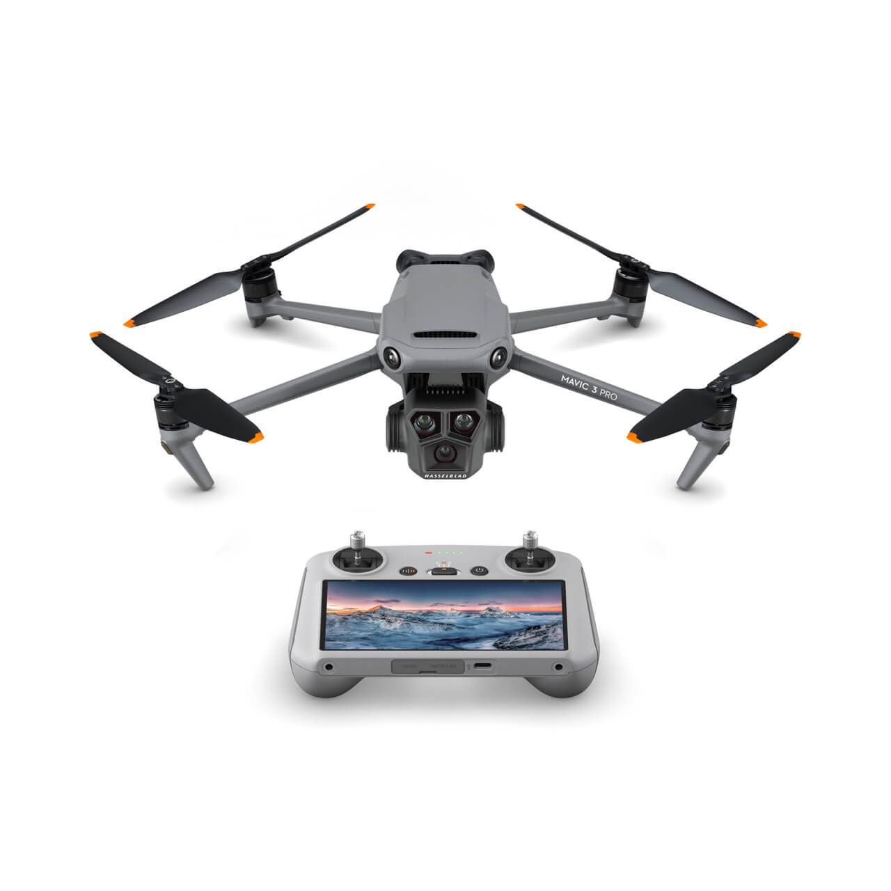 Mavic 3 Pro (mit DJI RC) 5280 x 3956 Pixel Quadrocopter Multicopter/Drohne Flugzeit: 43 min (Grau) (Grau) (Versandkostenfrei)