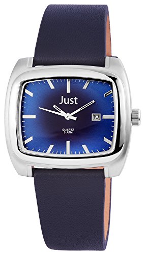 Just Watches Herren-Armbanduhr XL Analog Leder 48-s1920-bl