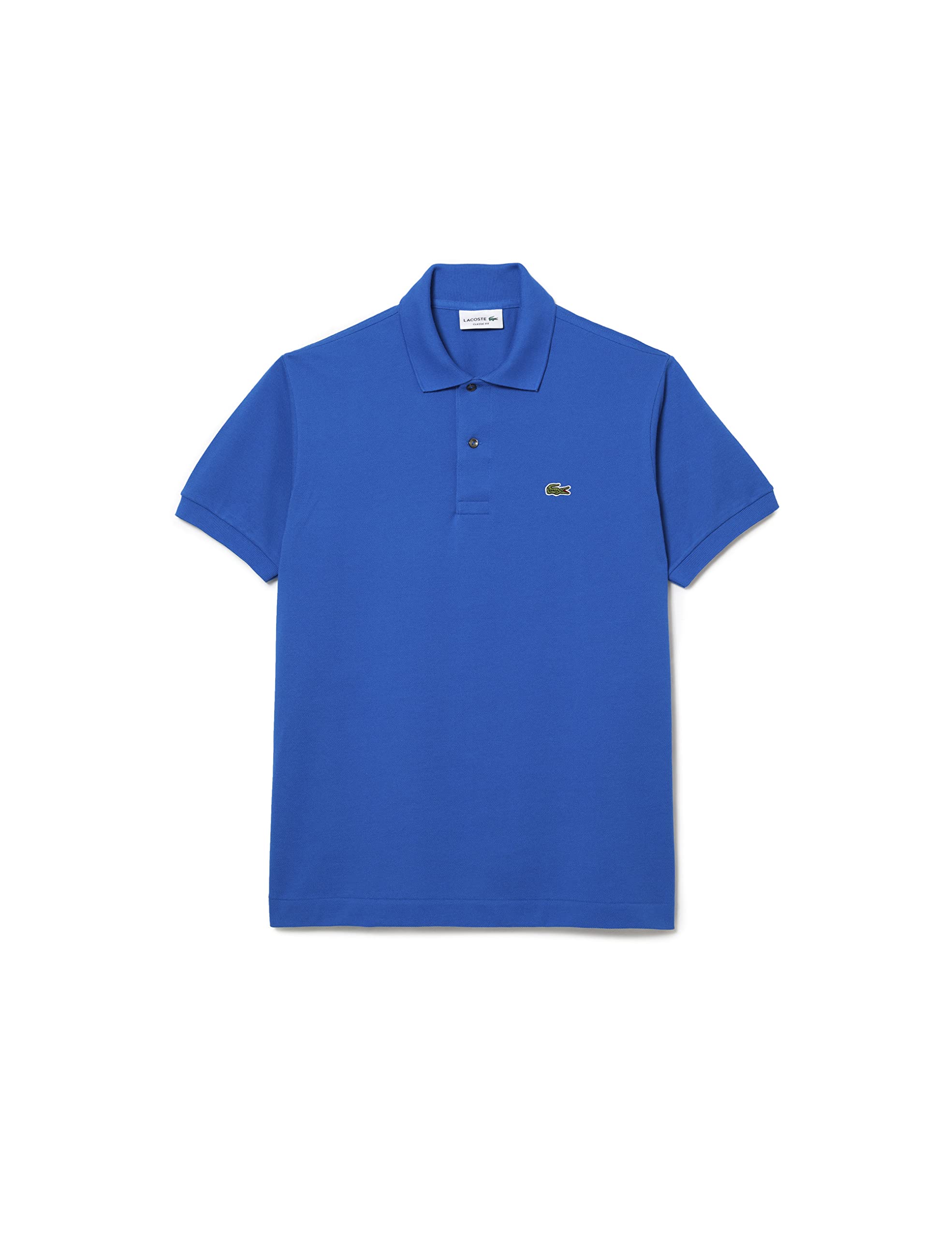 Lacoste Herren Polo-Shirt Kurzarm L1212, Männer Polo-Hemd,2 Knopf,Regular Fit,Blau,6