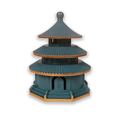 LHMYGHFDP Copper Temple of Heaven Weihrauchbrenner Zen-Aromatherapie-Handwerk im chinesischen Stil Klassischer Weihrauchhalter Ash Catcher