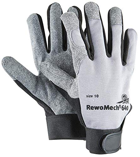 KCL 640 1 Paar, Gr. 11, RewoMech® 640 Schutzhandschuh aus Kunststoff, Leder