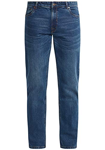 !Solid Pilto Herren Jeans Hose Denim Slim Fit, Größe:W36/32, Farbe:Middle Blue Denim (700029)