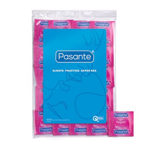 Pasante Regular Condoms, Standardkondome mit Comfort-Form - mehr Freiraum für IHN, 12 x 3 Stück