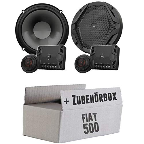 JBL GX600C | 2-Wege | 16,5cm Lautsprecher System - Einbauset für FIAT 500 Front - justSOUND