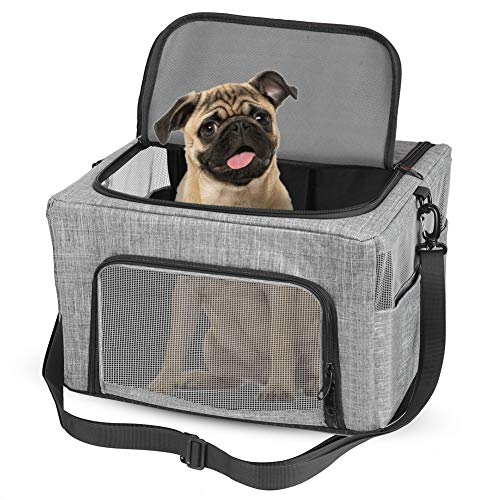FAMKIT Transporttasche für Katzen, Hunde, Welpen, weich, tragbar, faltbar, für Fluggesellschaften zugelassen, für kleine Hunde, Katzen und Welpen