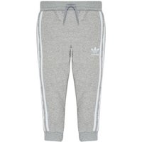 adidas Unisex-Kind Trefoil Pants Jogginghose, Medium Grey Heather/White, 164