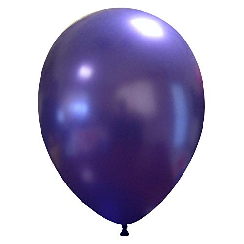 Event Kauf 25-1000 STK. Luftballons Metallic / Standard, Ø ca. 27 cm, Helium (500 Stück, Metallic Nr.51: Lila)