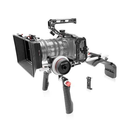 SHAPE Blackmagic Cinema Camera 6K/6K Pro/6K G2 Shoulder Mount Kit (SH6KSMKIT)