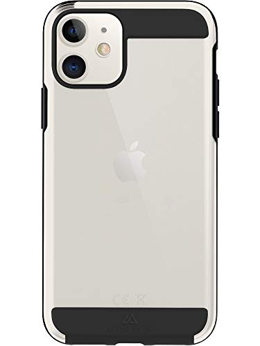 Black Rock - Air Robust Case Hülle für Apple iPhone 11 | transparent, starker Schutz, Aufprallschutz (Schwarz)