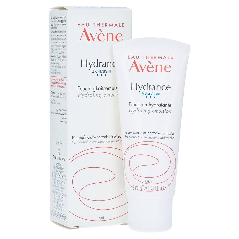 Avène Hydrance leicht Feuchtigkeitsemulsion empfindliche, normale bis Mischhaut, 40 ml Lösung