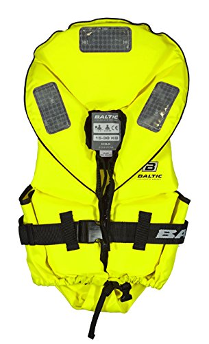 Baltic Pro Sailor 100N Kinder Feststoff Rettungsweste, Farbe:gelb, Größe:15-30kg