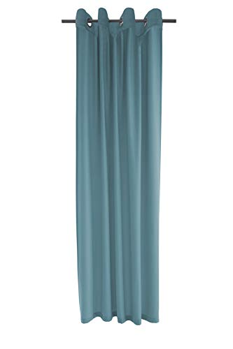 Homing blickdichter Vorhang mit Ösen blau (1Stück) 245 x 140 cm (HxB) 5638-76