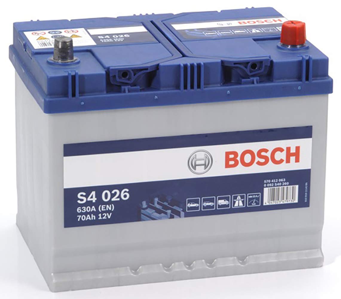 Bosch S4026 - Autobatterie - 70A/h - 630A - Blei-Säure-Technologie - für Fahrzeuge ohne Start-Stopp-System