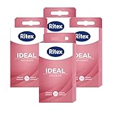 Ritex Ideal Kondome - extra feucht - mit extra viel Gleitmittel für entspannten Sex, 80er Großpackung, Made in Germany