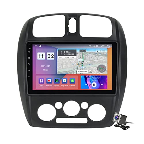 Android 11 Autoradio für Mazda 323 Fo-rd Laser 2002–2008, 9 Zoll Touchscreen, FM AM Radio mit Carplay, Android Auto/Bluetooth/GPS-Navigation/Rückfahrkamera/DSP Multimedia
