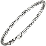 Jobo Damen Schlangenarmband 925 Sterling Silber 19 cm Armband Silberarmband