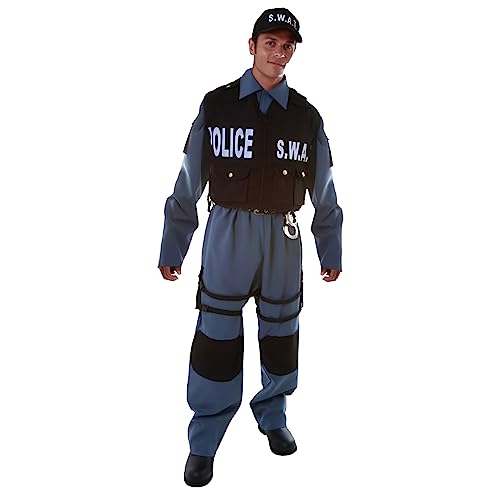Dress Up America Swat Polizei Offizier Erwachsene Halloween Kostüm