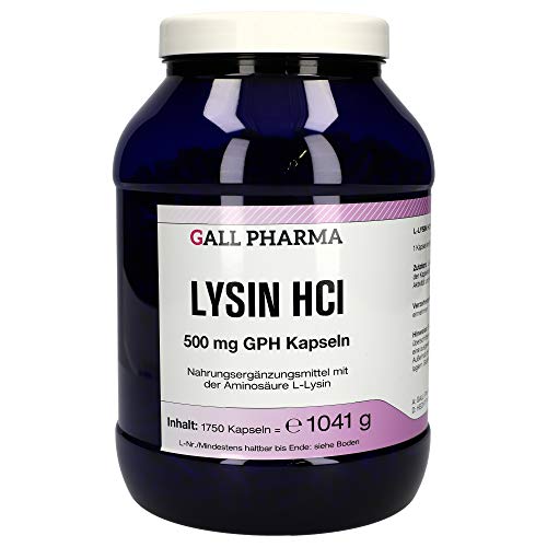 Gall Pharma Lysin HCl 500 mg GPH Kapseln 1750 Stück