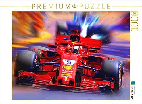 CALVENDO Puzzle Vettel ist nach dem Kerpener Michael Schumacher der erfolgreichste deutsche Formel-1-Rennfahrer. 1000 Teile Lege-Größe 64 x 48 cm Foto-Puzzle Bild von DeVerviers