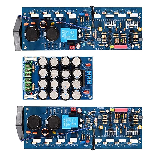 Q-BAIHE Ein Set mit zwei 600 W Mono Power Amplifier Boards A+B Komplettset + Filter Power Board Full Set of Double 24-35 V